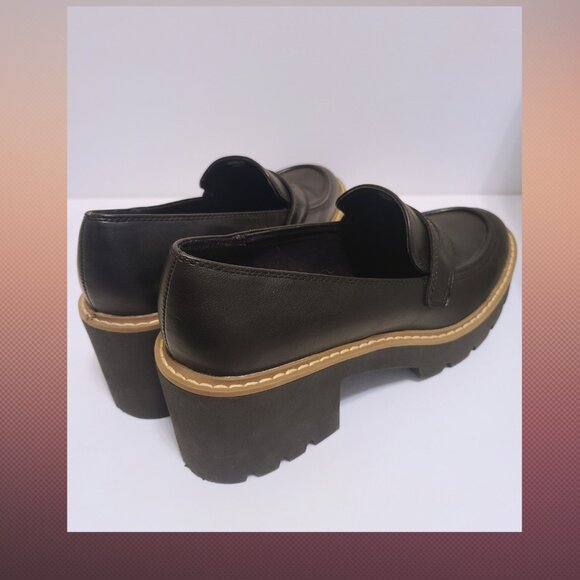 DV by Dolce Vita Black Chunky Platform Loafers – Size 8 WMS - Picture 3 of 8